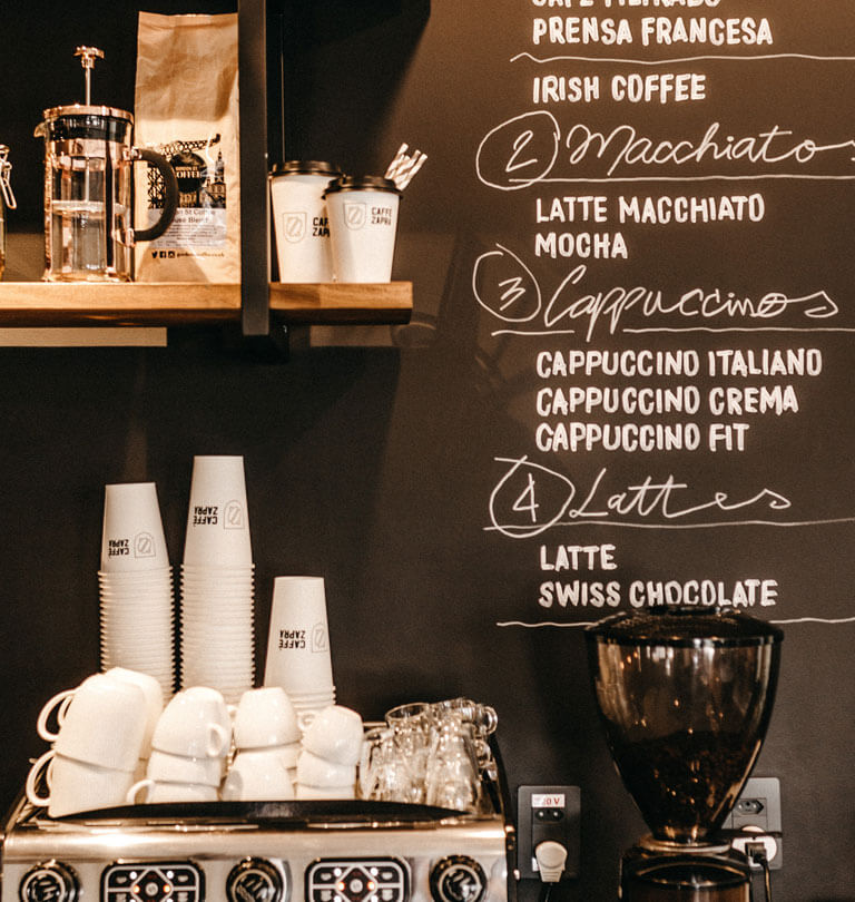 Hawaii Coffee kahve sunumu