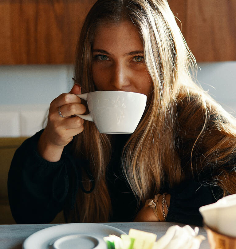 Hawaii Coffee kahve sunumu